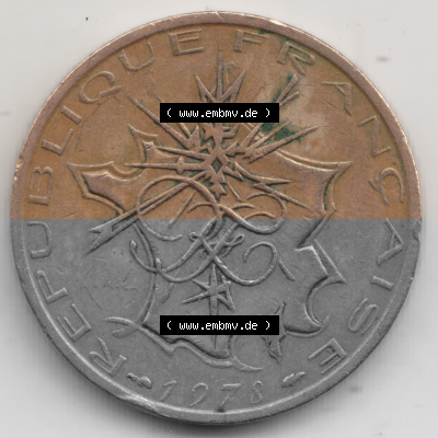 Umlaufmünze aus Frankreich in der Francs-Währung Sammlung