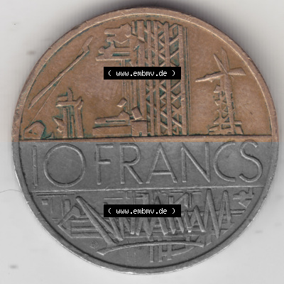 Umlaufmünze aus Frankreich in der Francs-Währung Sammlung