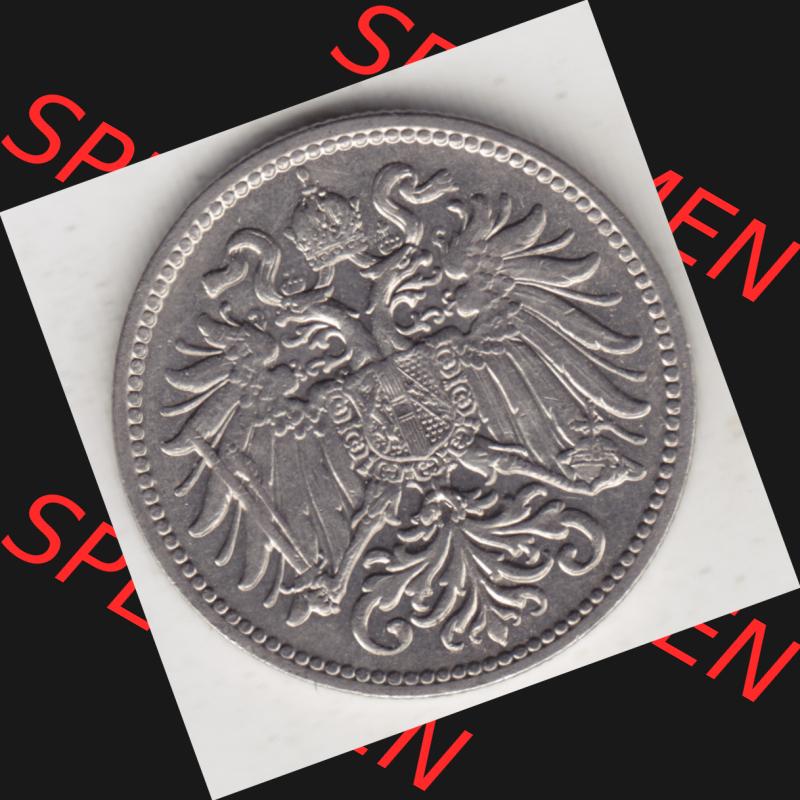 Münzen Österreich Umlaufmünze 1892-1911, 10 Heller 1910, Bild mit Rückseite der österreichischen Münze als Bildmaterial, des Bildes zur deiner Nutzung Sammlung