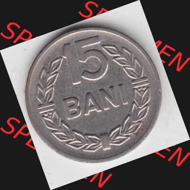 Münzen Rumänien Umlaufmünze 1960-1960, 15 Bani Kursmünze, Bild mit Vorderseite der Münze als Bildmaterial Sammlung