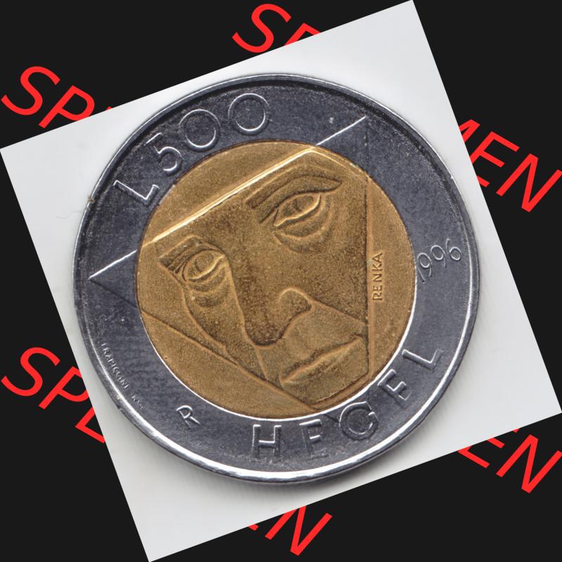 Münzen San Marino Gedenkmünze 1996-1996, 500 Lire Die Künste. 500 Lire Gedenkmünzen von San Marino Eurovorläufer als Bildmaterial im online Katalog und Datenbank erhältlich. Sammlung
