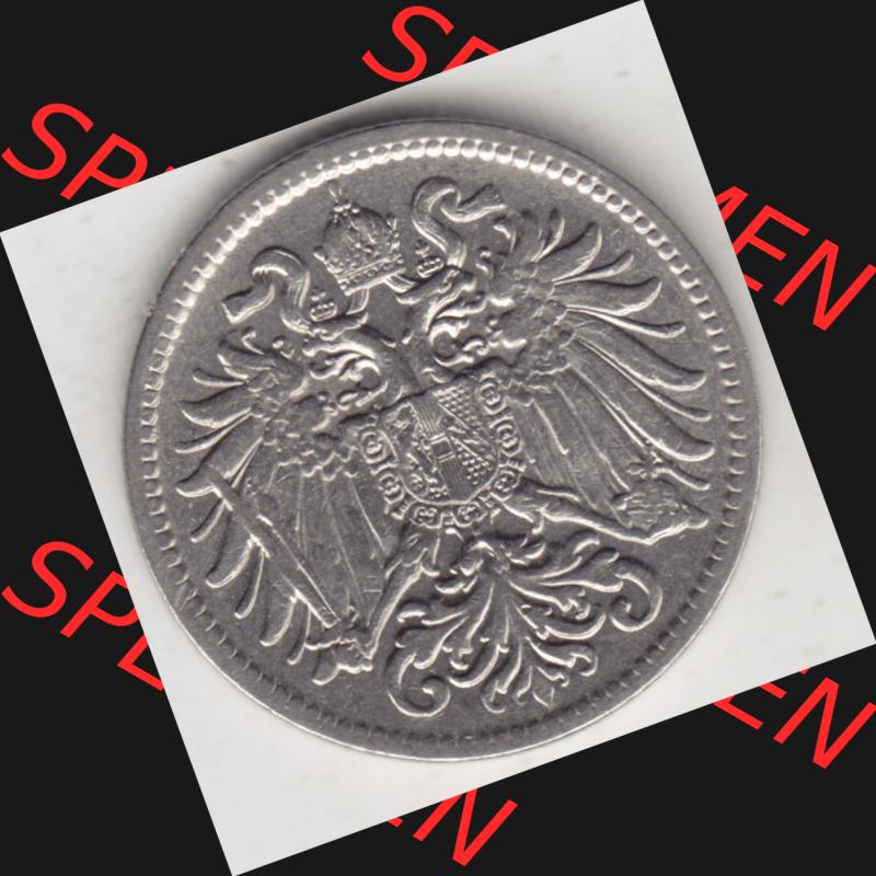 Münzen Österreich Umlaufmünze 1892-1911, 10 Heller 1909, Bild mit Rückseite der österreichischen Münze als Bildmaterial, des Bildes zur deiner Nutzung Sammlung