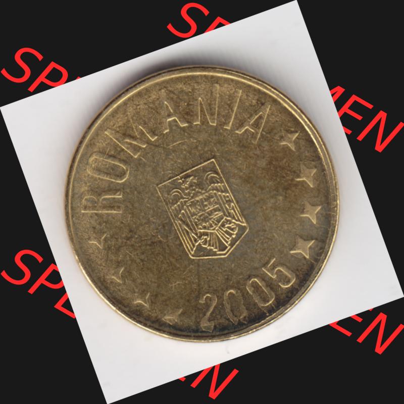 Münzen Rumänien Umlaufmünze 2005-2012, 1 Ban, Bani 2005, Bild mit Rückseite der Münze als Bildmaterial Sammlung