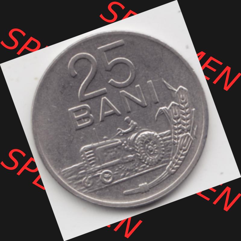 Münzen Rumänien Umlaufmünze 1960-1960, 25 Bani, Bild mit Vorderseite der Münze als Bildmaterial Sammlung