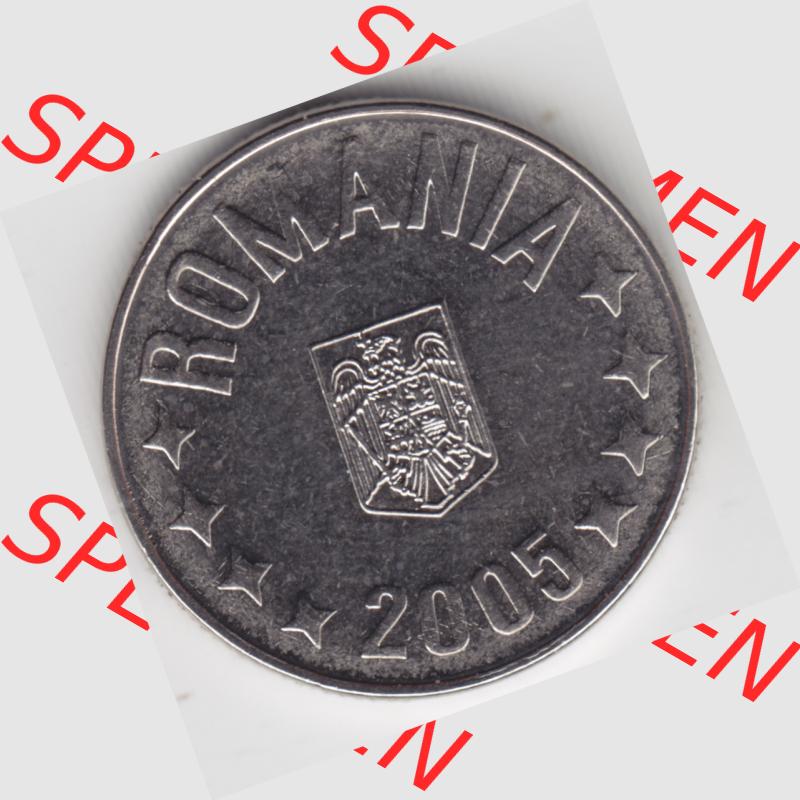 Münzen Rumänien Umlaufmünze 2005-2012, 10 Bani 2005, Bild mit Rückseite der Münze als Bildmaterial Sammlung