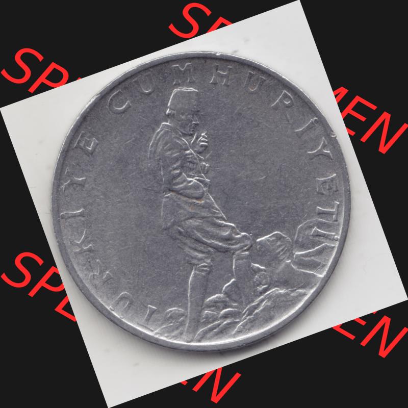 Münzen Türkei Umlaufmünze 1969-1980, 2,50 Lira - Lire. Rückseite der Münze der Türkei als Bildmaterial für Sammler und Münzen-Webseiten hier im... Sammlung