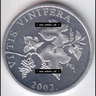 Münzen Kroatien Umlaufmünze 2002 2 Lipe, Bild mit Vorderseite der Münze als Bildmaterial Sammlung