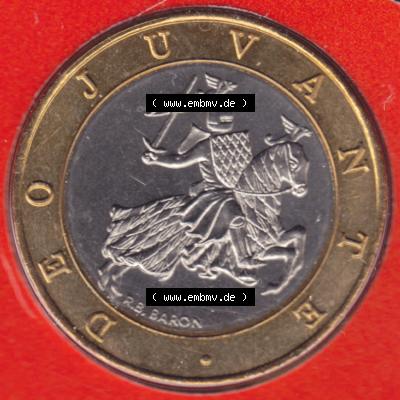 Münzen Monaco Umlaufmünze 1989-2000, 10 Francs 1995 (2) Sammlung