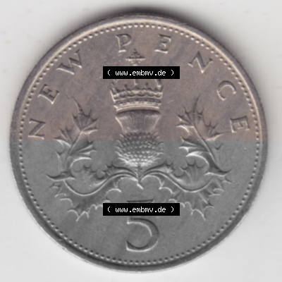 Münze aus Großbritannien Sammlung