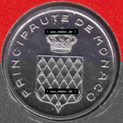 Münzen Monaco Umlaufmünze 1976-1995, Centime 1995 (2) Sammlung