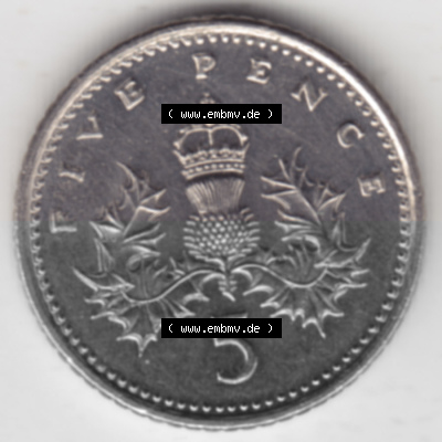 Münze aus Großbritannien Sammlung