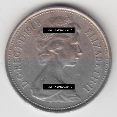 Münze aus Großbritannien Sammlung
