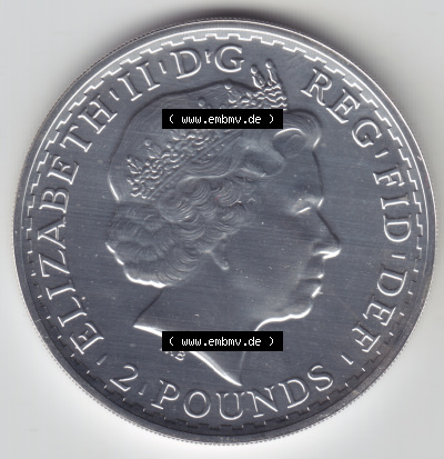 Münze aus Großbritannien Sammlung