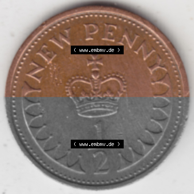 Münze aus Großbritannien Sammlung
