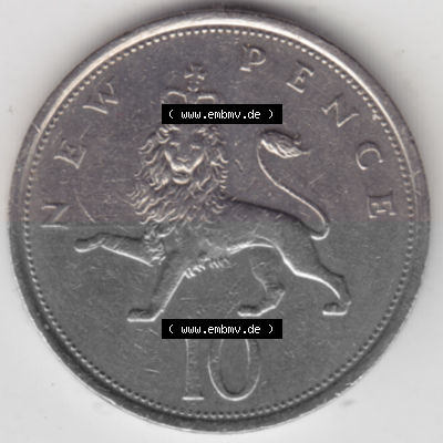 Münze aus Großbritannien Sammlung
