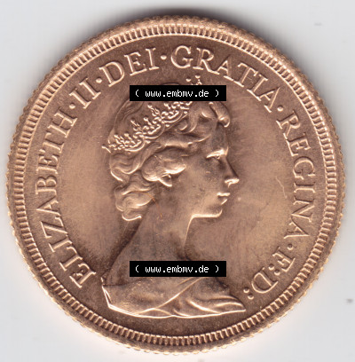 Münze aus Großbritannien Sammlung