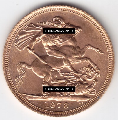 Münze aus Großbritannien Sammlung
