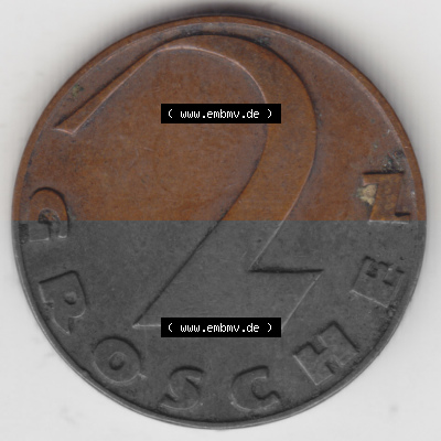 Münzen Österreich Umlaufmünze 1925-1938, 2 Groschen 1928, Bild mit Vorderseite der Münze aus Österreich als Bildmaterial,... Sammlung