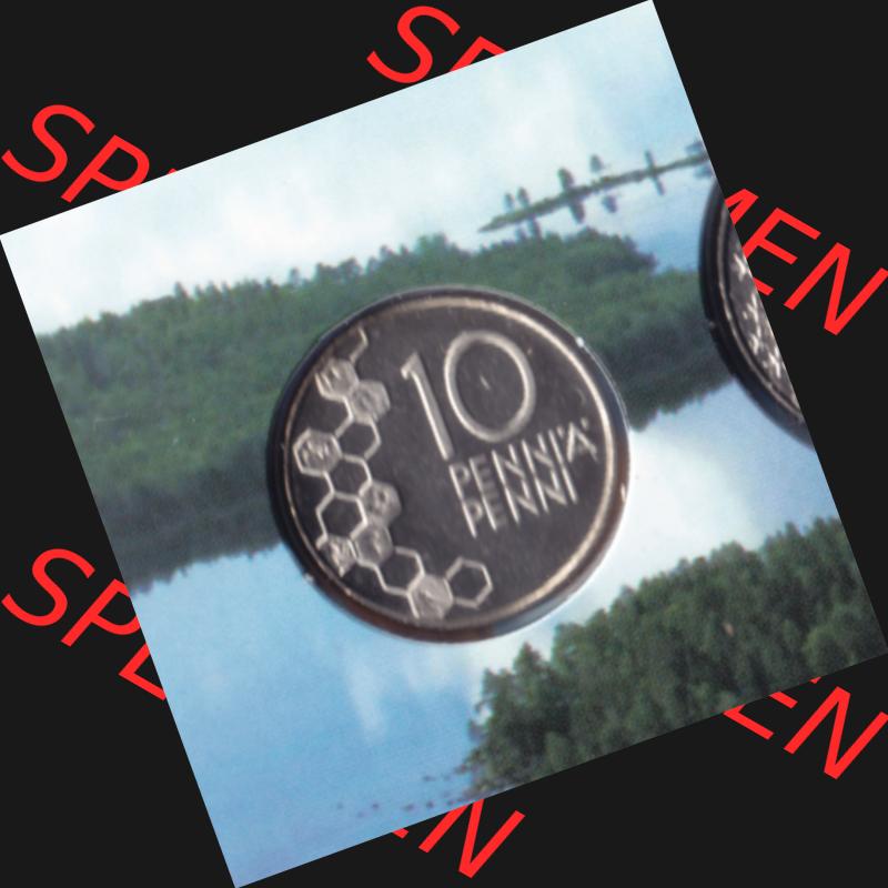 Münze Finnland 2001 10 Penni, Penniä. Vorderseite der alten finnischen Umlaufmünze aus Finnland SUOMI zum katalogisieren und verwalten im Münzen-Katalog Finnland mit Münzen-Verwaltung,... Sammlung