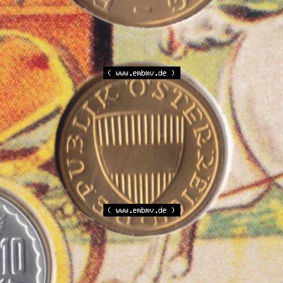 Münzen Österreich Umlaufmünze aus Münzsatz 1959-2001 50 Groschen 2000, Bild mit Rückseite der österreichischen Münze als Bildmaterial, des Bildes zur deiner... Sammlung
