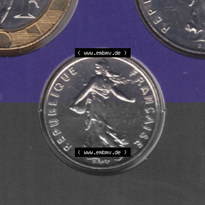 Umlaufmünze aus Frankreich in der Francs-Währung Sammlung