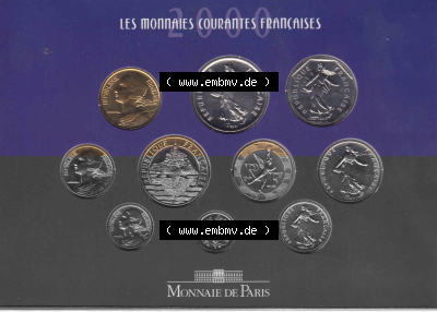Umlaufmünze aus Frankreich in der Francs-Währung Sammlung