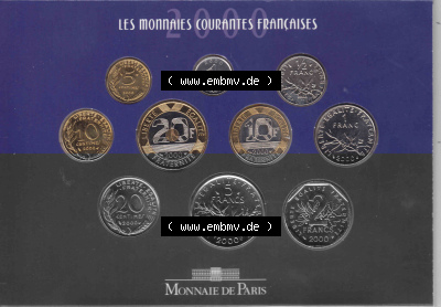 Umlaufmünze aus Frankreich in der Francs-Währung Sammlung