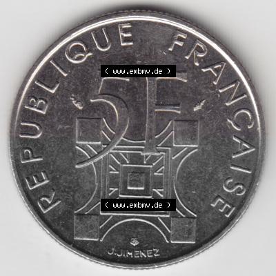 Umlaufmünze aus Frankreich in der Francs-Währung Sammlung