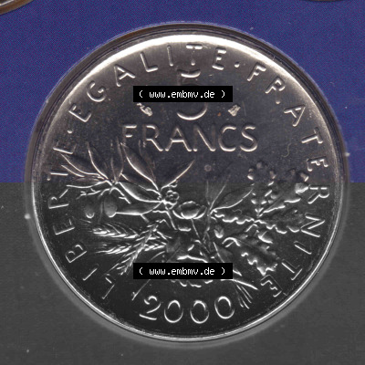 Umlaufmünze aus Frankreich in der Francs-Währung Sammlung
