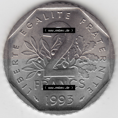 Umlaufmünze aus Frankreich in der Francs-Währung Sammlung