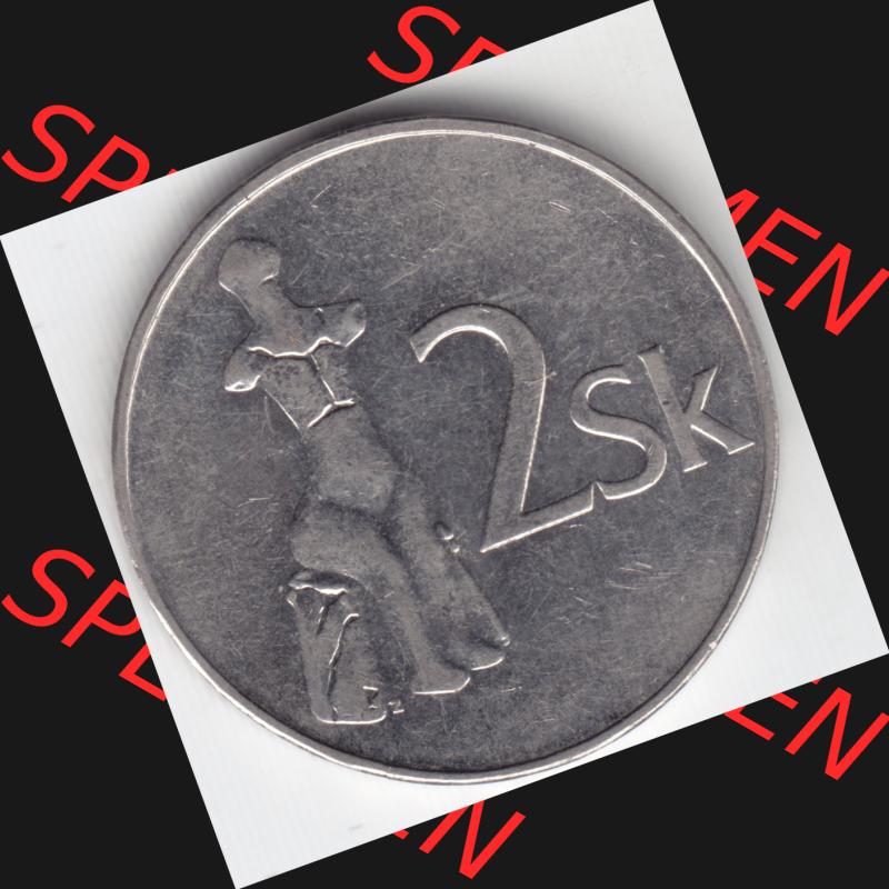 Münzen Slowenien Umlaufmünze 1993, 2 Sk (1) Sammlung
