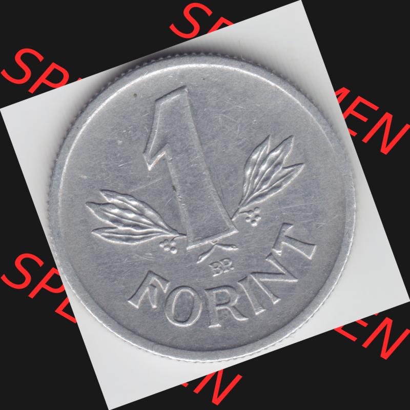 Münzen Ungarn Umlaufmünze 1968, 1 Forint. Rückseite der Münze aus Ungarn als Bildmaterial für Sammler und Münzen-Webseiten hier im online Katalog und Datenbank... Sammlung