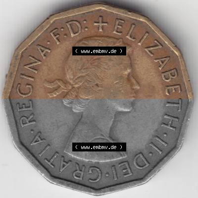 Münze aus Großbritannien Sammlung
