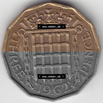 Münze aus Großbritannien Sammlung