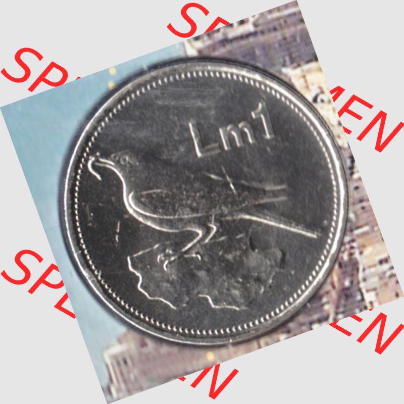 Münzen Malta Umlaufmünze 1991-2007, 1 Lira, Lm 2007, Rückseite Sammlung