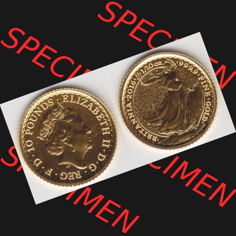 Münzen Großbritannien Goldmünze 2016-2016, 10 Pfund 2016 Britannia. Digitale Edelmetallmünzen, britischen Goldmünzen als Bildmaterial von Münzen aus Großbritannien... Sammlung