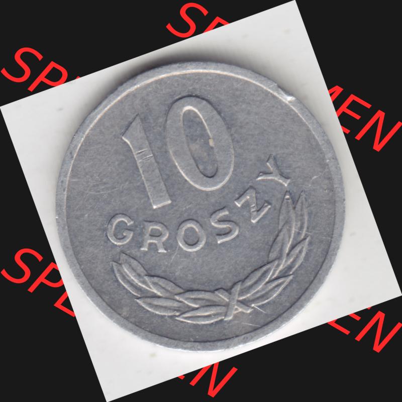 Münzen Polen Umlaufmünze 1961-1985, 10 Groszy 1970 (2) Sammlung