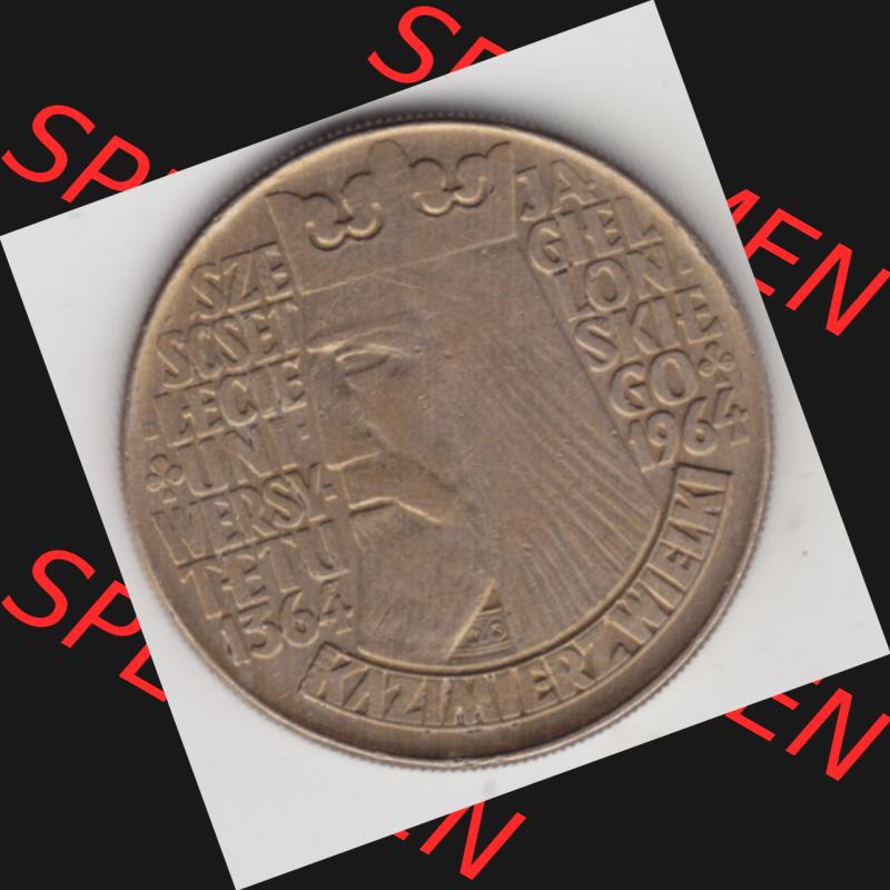 Münzen Polen Gedenkmünze 1964-1964, 10 Zloty 600. Jahrestag der Jagiellone Universität (2) Sammlung