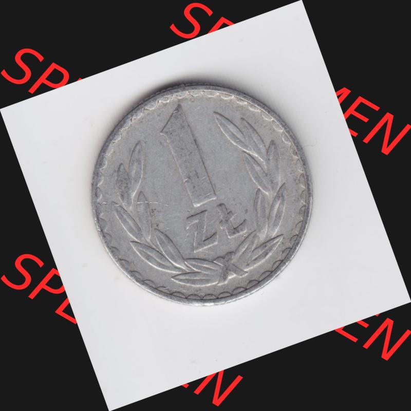 Münzen Polen Umlaufmünze 1957-1985, 1 Zloty 1975 (2) Sammlung