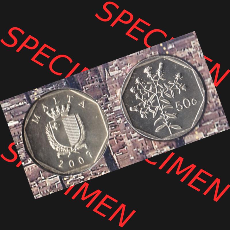 Münzen Malta Umlaufmünze 1991-2007, 50 Cent 2007 (3) Sammlung