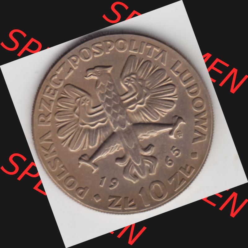 Münzen Polen Gedenkmünze 1965-1965, 10 Zloty 700 Jahre Warschau (1) Sammlung