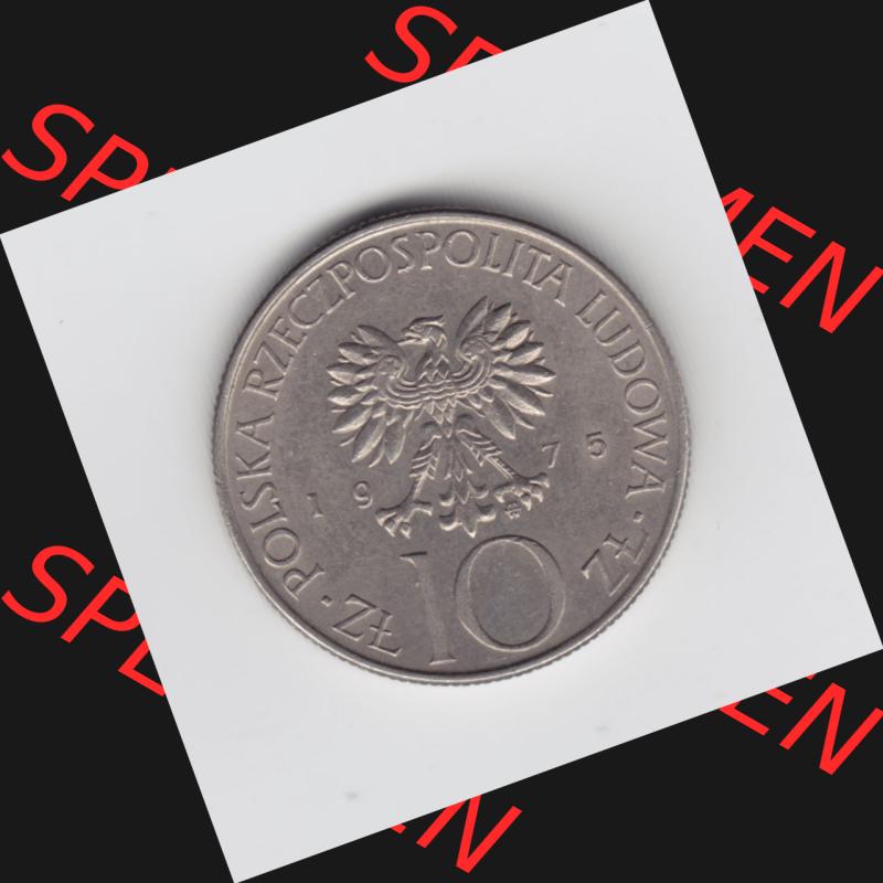 Münzen Polen Umlaufmünze 1975-1976, 10 Zlotych 1975 (1) Sammlung