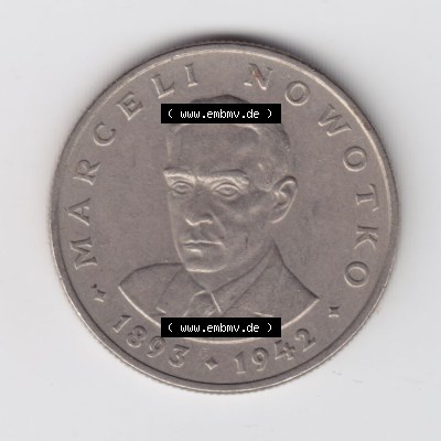 Münzen Polen Umlaufmünze 1974-1983, 20 Zlotych Marceli Nowotko 1976 (2) Sammlung