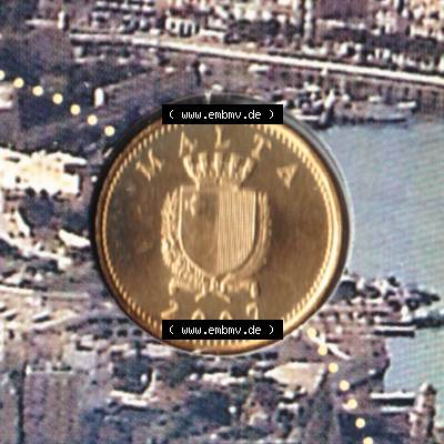 Münzen Malta Umlaufmünze 1991-2007, 1 Cent 2007, Vorderseite Sammlung