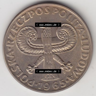 Münzen Polen Gedenkmünze 1965-1965, 10 Zloty 700 Jahre Warschau (2) Sammlung