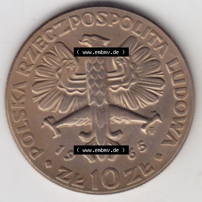 Münzen Polen Gedenkmünze 1965-1965, 10 Zloty 700 Jahre Warschau (1) Sammlung
