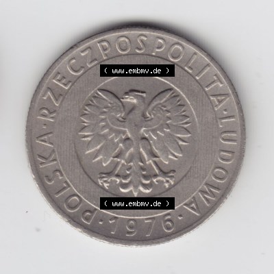 Münzen Polen Umlaufmünze 1973-1976, 20 Zlotych 1976 (1) Sammlung