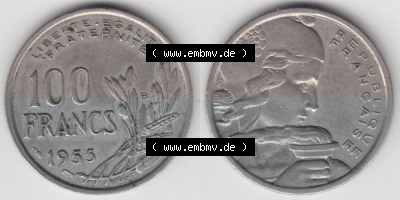 Umlaufmünze aus Frankreich in der Francs-Währung Sammlung