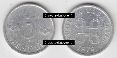 Umlaufmünze aus Finnland SUOMI Sammlung