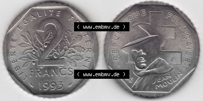 Umlaufmünze aus Frankreich in der Francs-Währung Sammlung
